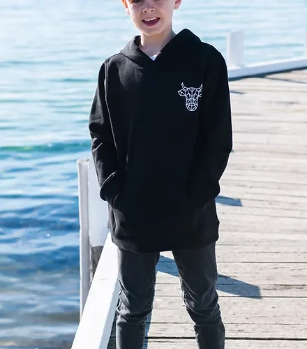 Kids Black Hoodie